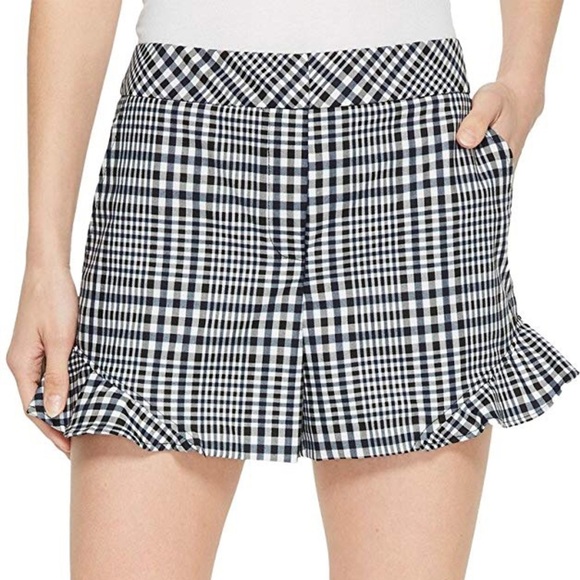 Trina Turk Pants - NWT Trina Turk Darton Plaid Shorts size 2